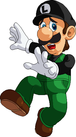 Flying Luigi (Black)