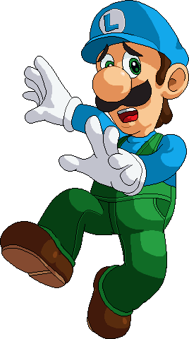 Ice Luigi (Light Blue)