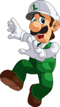 Fire Luigi (White)