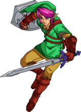 In-Game Sprite (A Link to the Past) (Teal)